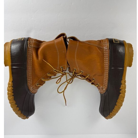 L.L. Bean Maine Hunting Shoe Boots Waterproof Outdoors Leather Women 8 USA - Picture 5 of 14